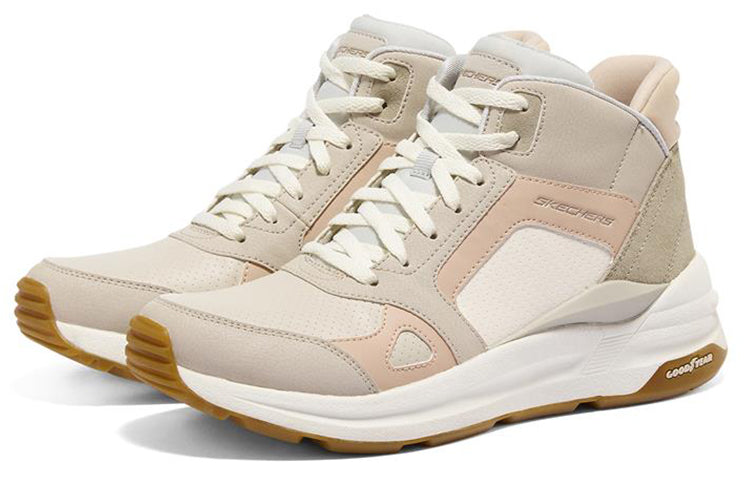 (WMNS) Skechers Global Jogger High-Top Daddy Shoes Pink 149771-NTPK