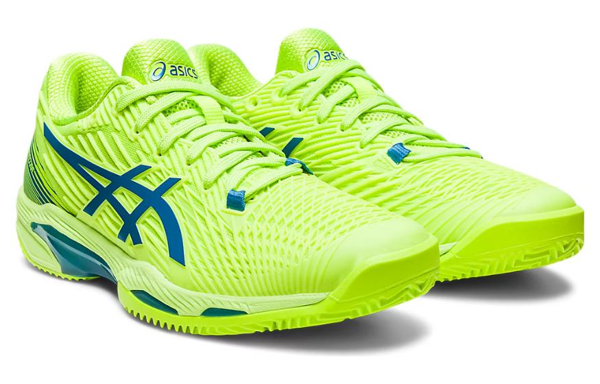 (WMNS) ASICS Solution Speed FF 2 Clay 'Hazard Green' 1042A134-300