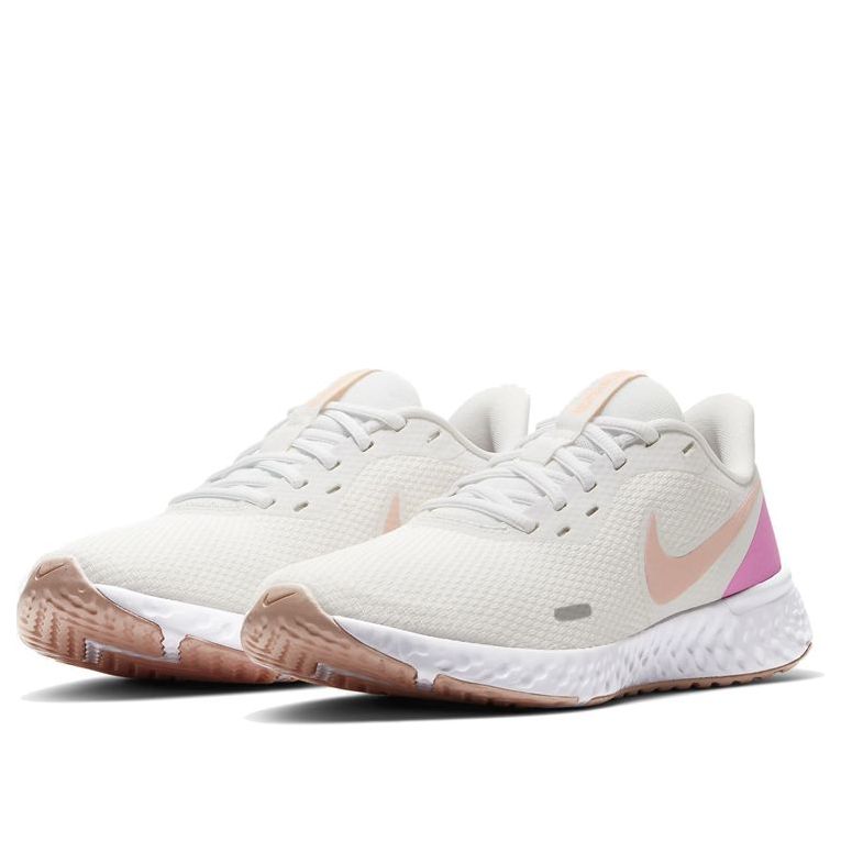 (WMNS) Nike Revolution 5 'White Fire Pink' BQ3207-103
