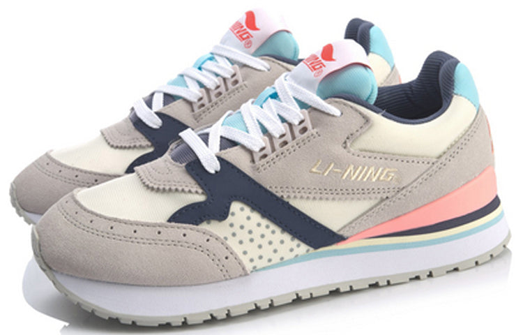 (WMNS) Li-Ning 001 'Grey yellowBlue' AGCQ088-2
