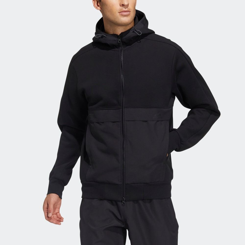adidas Th Jkt Kn Fabmx Splicing Big Pocket Hooded Jacket Black GP0962