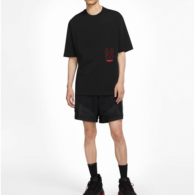 Air Jordan 23 Enginereed Round Neck Short Sleeve Black CN3104-010
