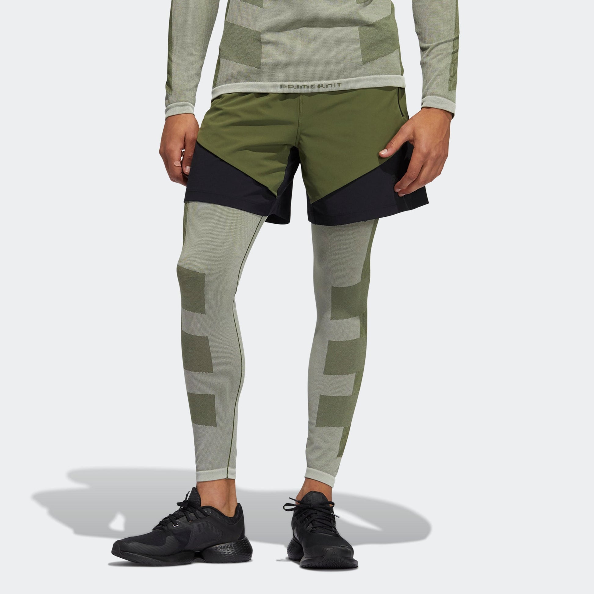 adidas Stu Tech Short Training Sports Colorblock Shorts Green GP6163