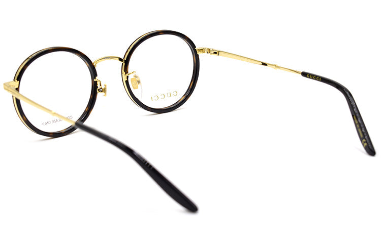 Gucci Bamboo Series Mother Standard Optical Glasses Rose-Gold GG0679OA-002