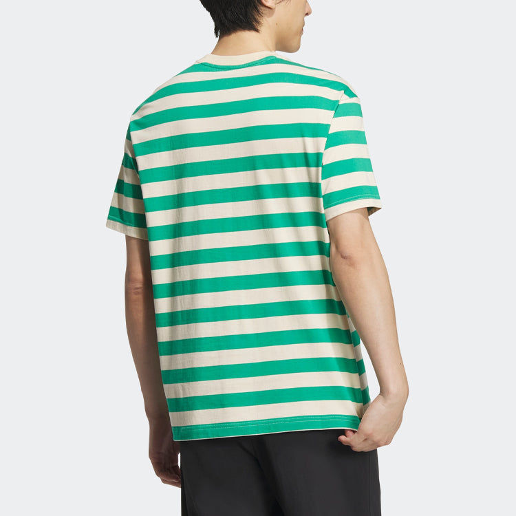 adidas Neo Essentials YD T-Shirts 'Green White' IA4978