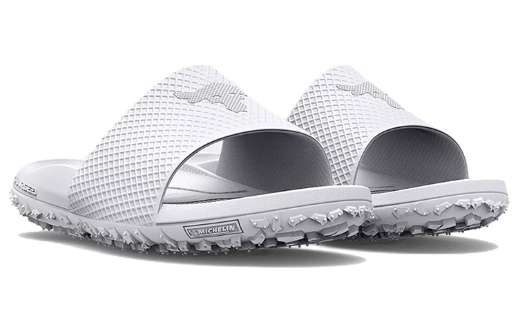 Under Armour Project Rock Slide 'White Halo Grey' 3025237-101
