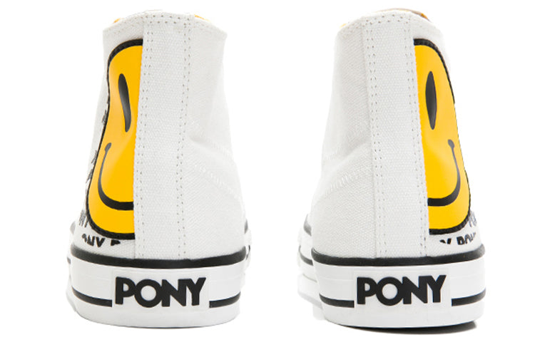 PONY Shooter High-Top Canvas Shoe White 02M1SH17RW