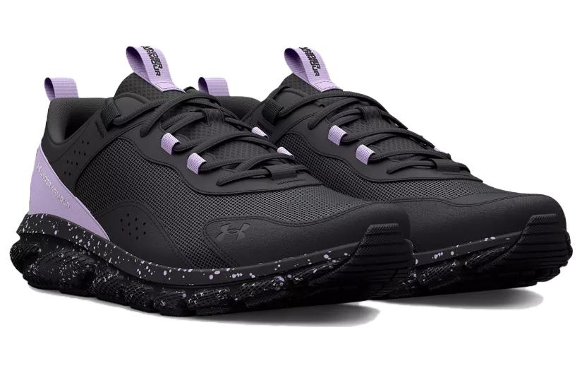 (WMNS) Under Armour Charged Verssert Speckle 'Jet Grey Nebula Purple' 3025751-100
