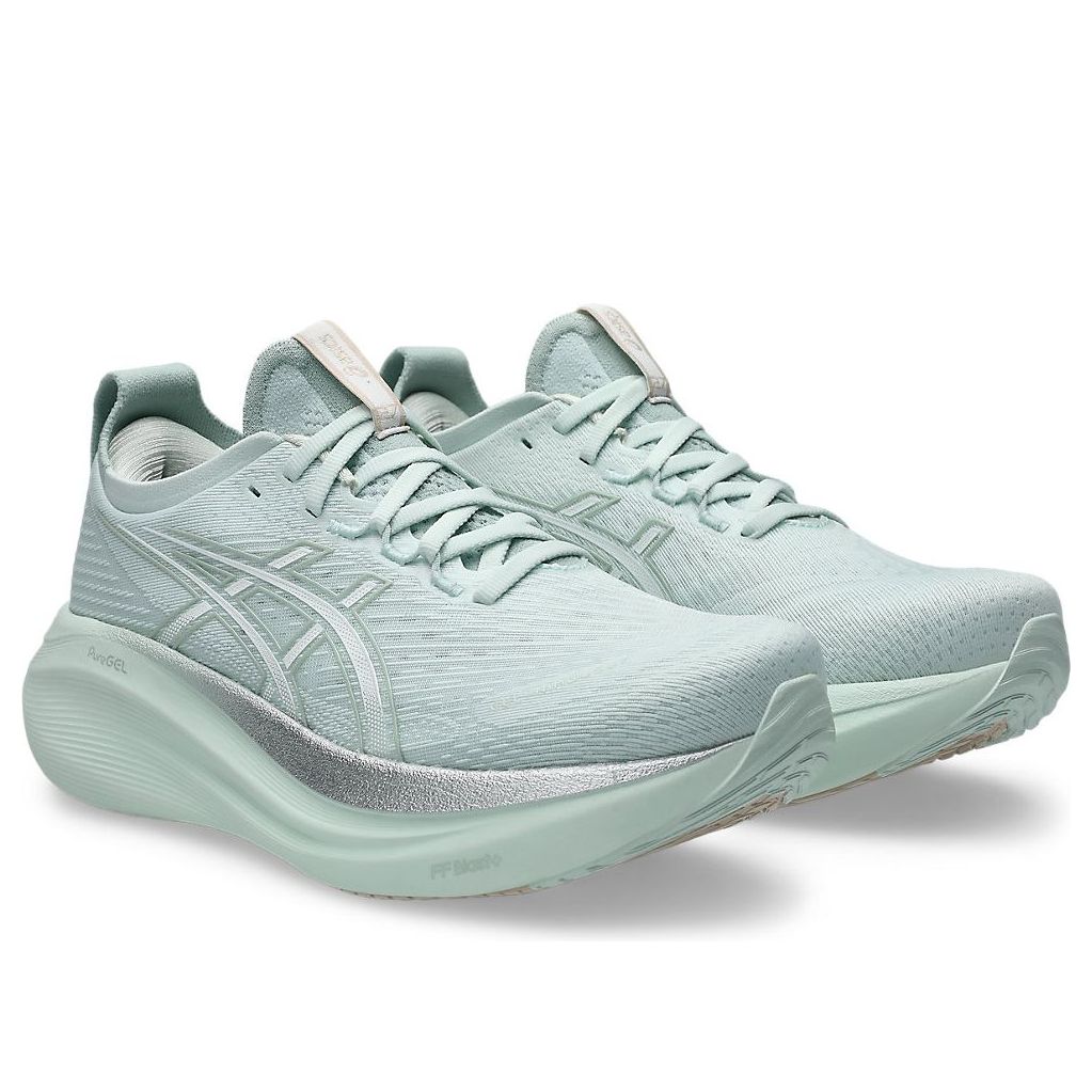 (WMNS) ASICS Gel-Nimbus 27 'Pure Aqua Pure Silver' 1012B753-300