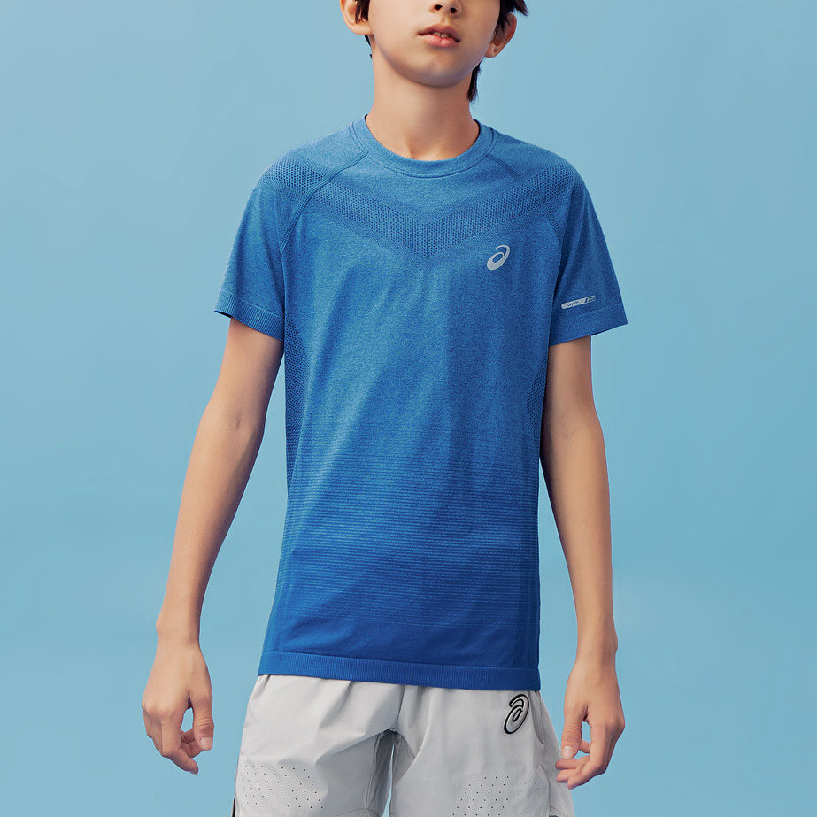 (GS) ASICS Logo T-Shirt 'Blue' 332241173024-1406