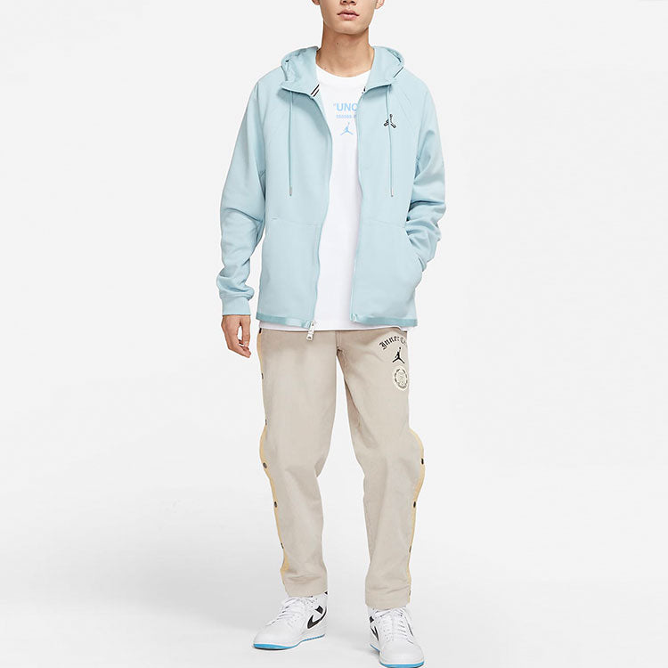 Air Jordan Solid Color Logo Hooded Jacket Blue DJ0885-366