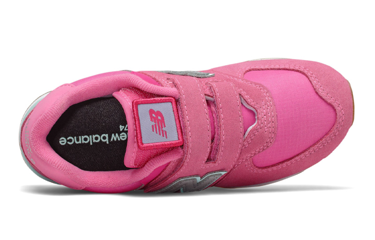 (GS) New BalanceHook and Loop 574 Pink/Green YV574PAF