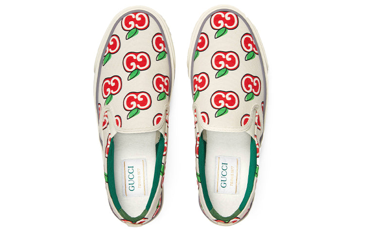 (WMNS) Gucci Tennis 1977 Series Printing Low 'White' 631751-H2C40-9130