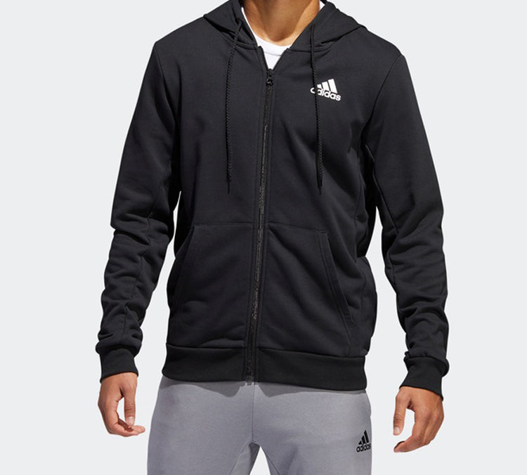 adidas Spt Ft Fz Casual Sports Hooded Jacket Black DX6779