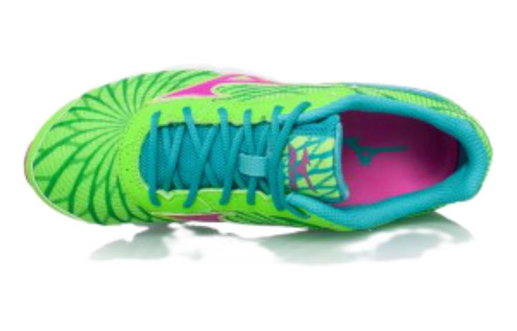 Mizuno Wave Hitogami 4 Lightweight Green Pink J1GD178065