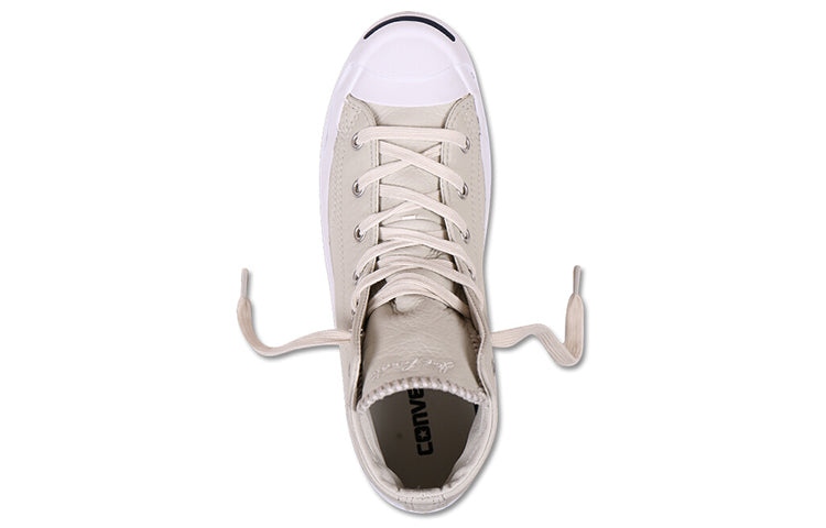 Converse Jack Jack Purcell Leather Mid Top Beige 155719C