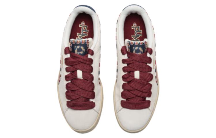 PUMA Suede Bz Fringe 'white red navy' 398673-01