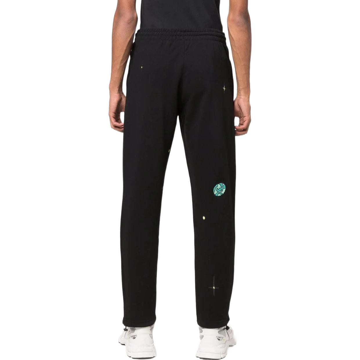 Men's adidas Solid Color Straight Sports Pants/Trousers/Joggers Black HC9447