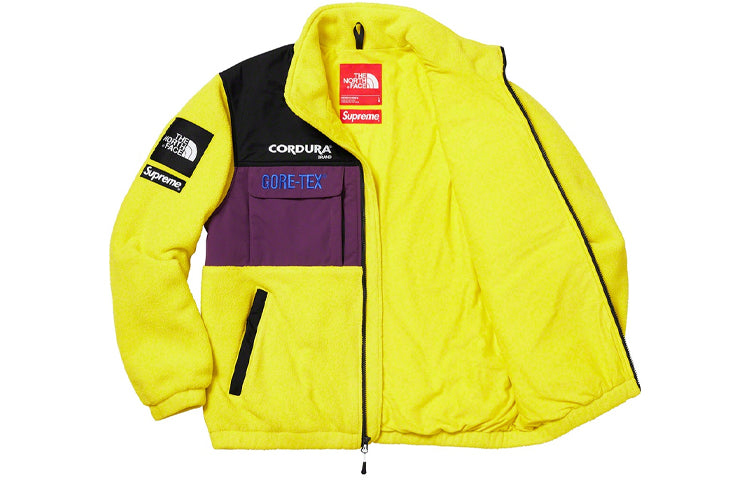 Supreme FW18 x The North Face Expedition Fleece Jacket Sulphur SUP-FW18-1019