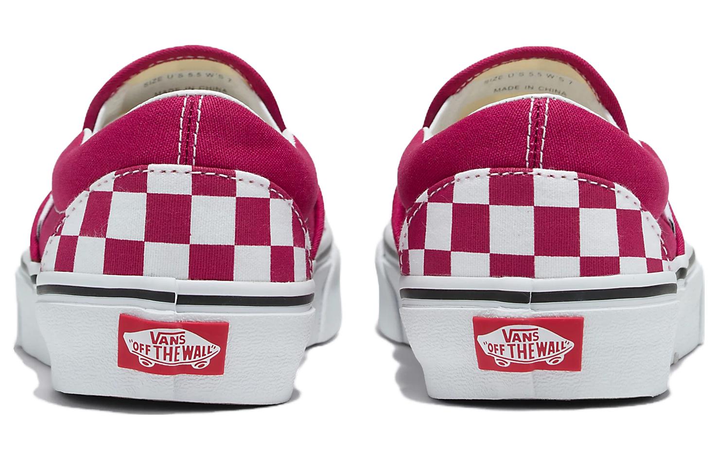 Vans Classic Slip-On Checkerboard 'Cherries Jubilee' VN000BVZC9L