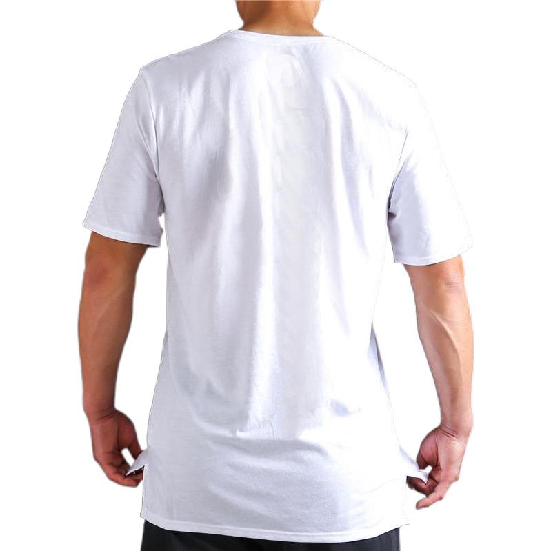 Men's Nike Dri-Fit Landscape Pattern Printing Round Neck Short Sleeve White T-Shirt 844505-101