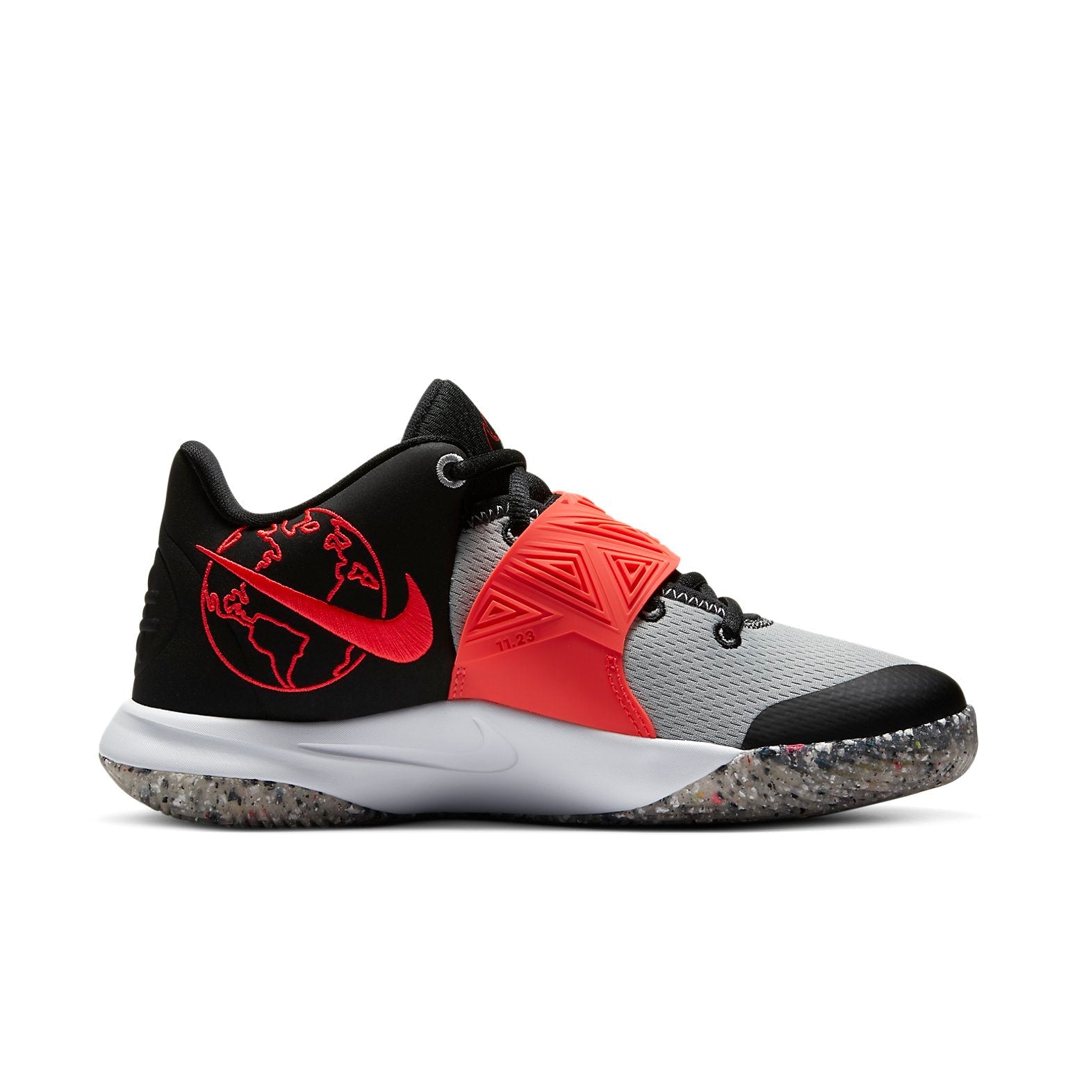 (GS) Nike Kyrie Flytrap 3 SE 'Light Smoke Grey Bright Crimson' CZ6567-001