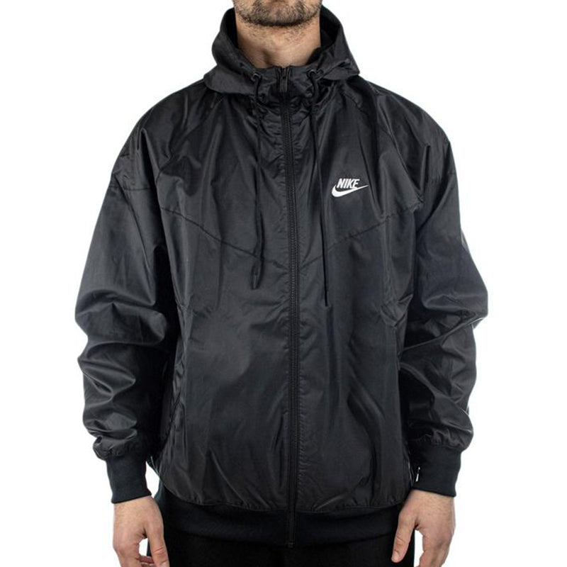 Nike Sports Zipper hooded Windproof Jacket Black DA0001-010
