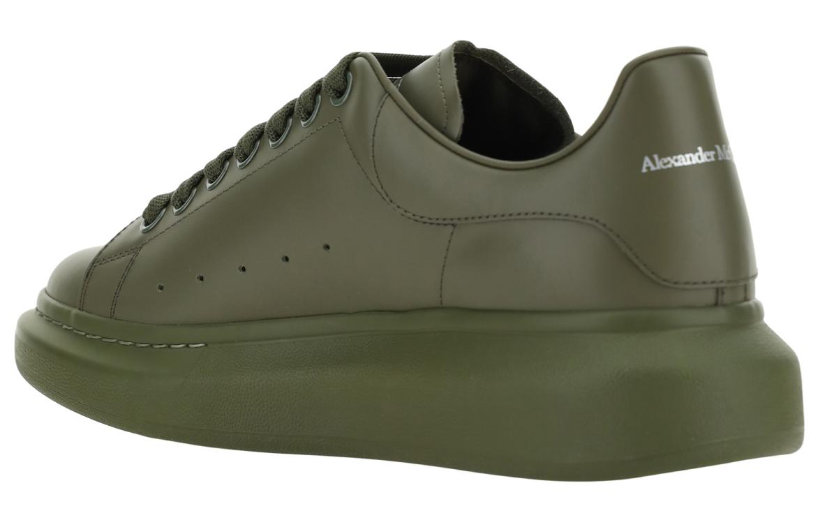Alexander McQueen Oversized Sneakers 'Olive Green' 727388WHTQ43211