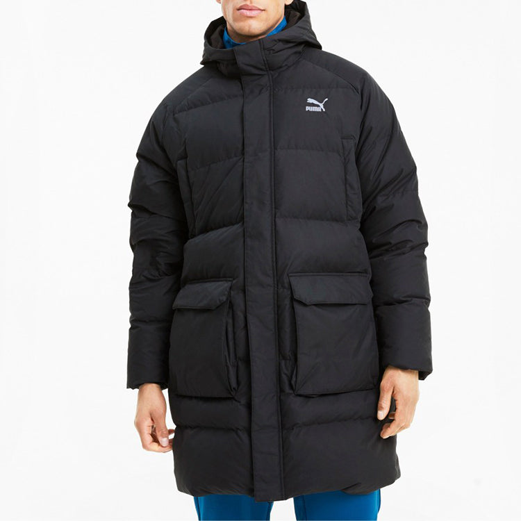 PUMA Classics Long Down Jacket 'Black' 599309-01