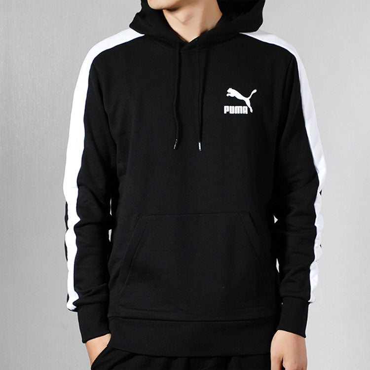 PUMA T7 Fleece Lined Splicing Sleeve Sports Black 595922-01