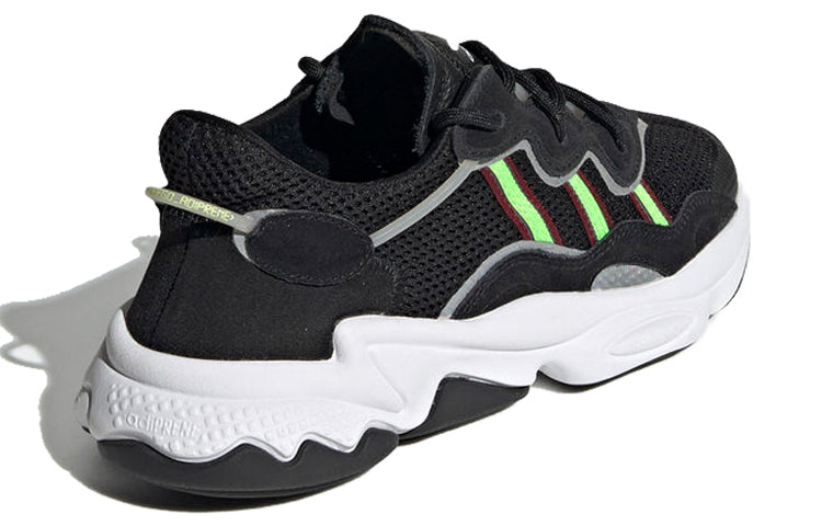 (WMNS) adidas Ozweego 'Black Solar Green' EF0158