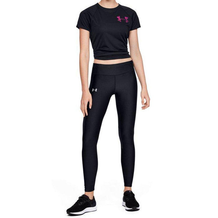 (WMNS) Under Armour Shanghai Graphic T-shirt 'Black Purple' 1348503-001