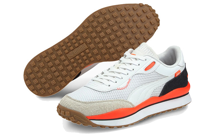 PUMA Style Rider Warm Texture White/Brown/Red Low sneakers 373382-05