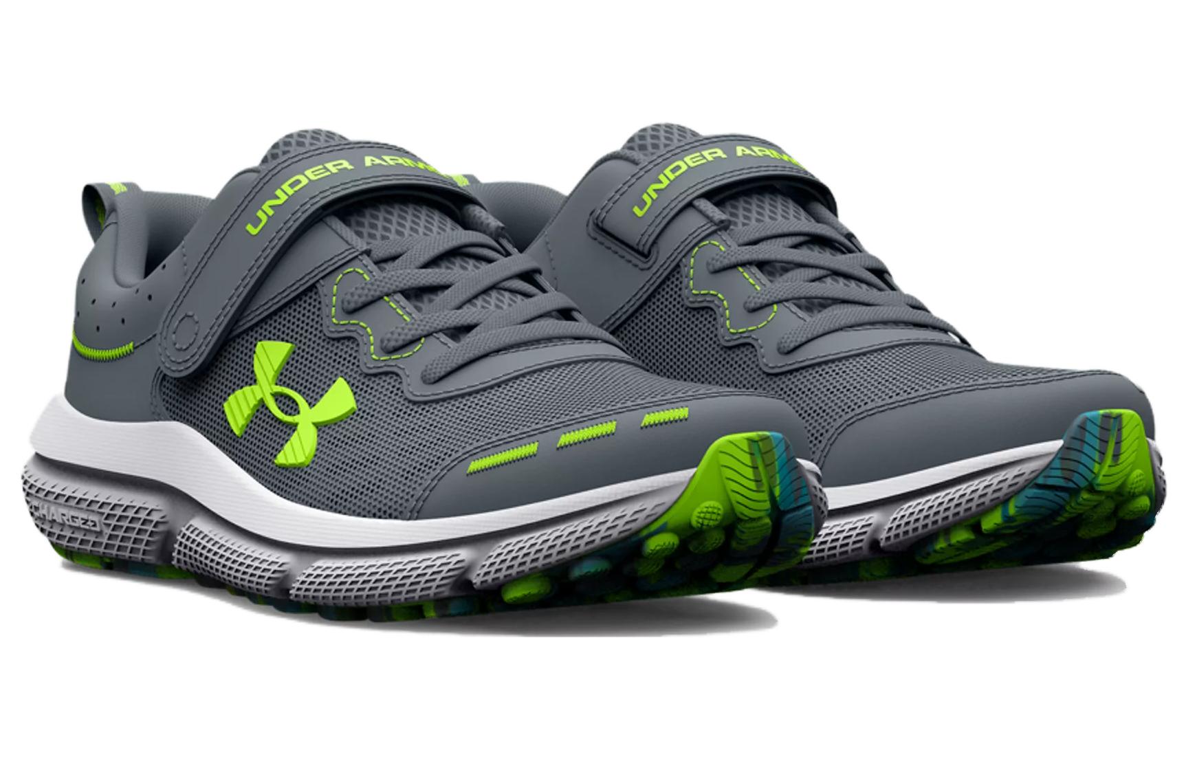 (PS) Under Armour Assert 10 AC 'Gravel Lime Surge' 3026183-102