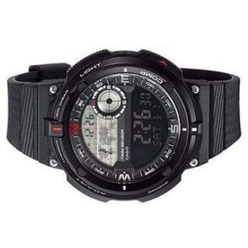 Men's CASIO OUTGEAR Series Watch Mens Black Digital SGW-600H-1B