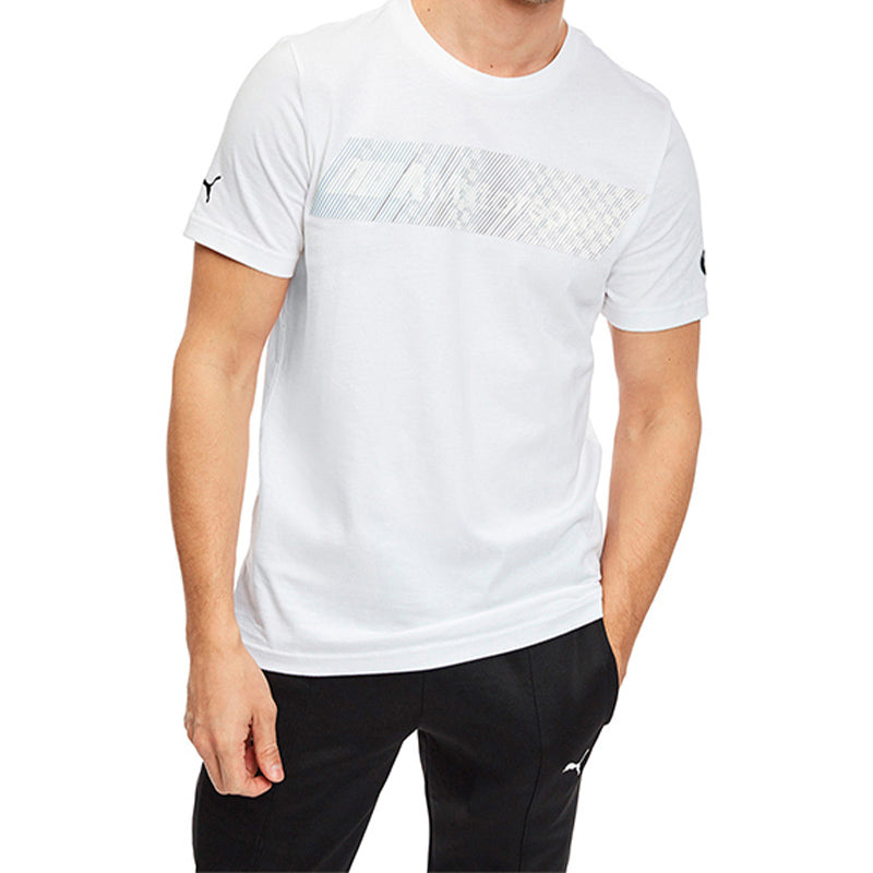 PUMA BMW Motorsport Round Neck Short Sleeve White 577792-02