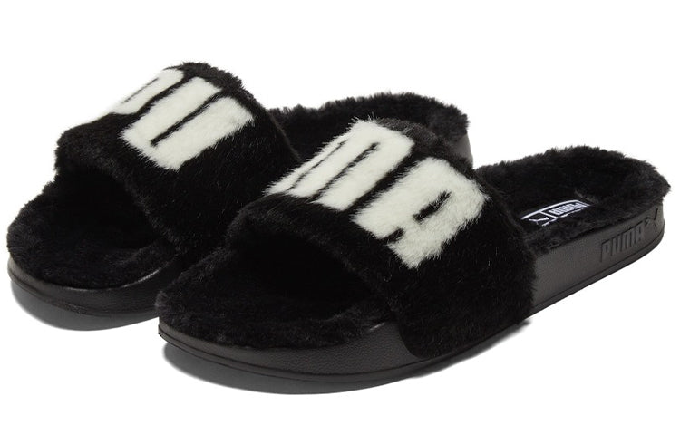 (WMNS) PUMA Leadcat 2.0 Fuzz 'Black White' 387313-01