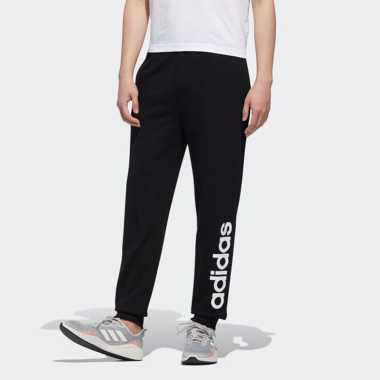 adidas neo M Essential LOGO Pants - Black GJ8923