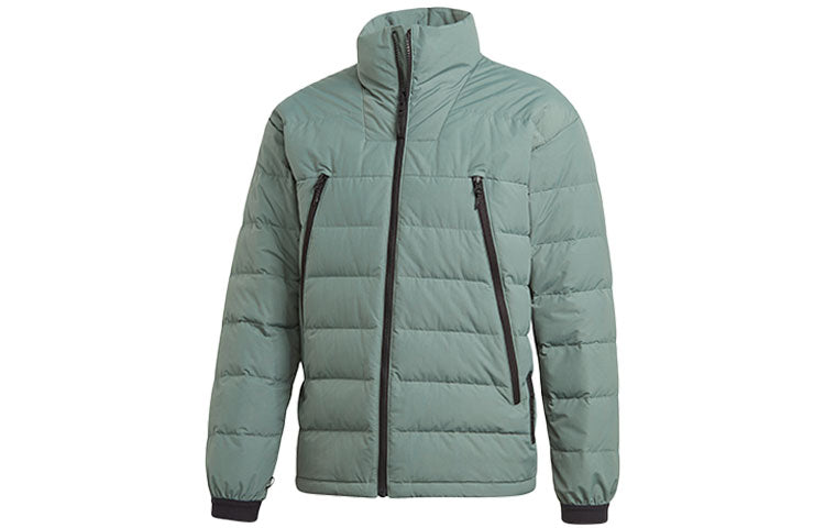adidas Cap 3in1 R.r J Outdoor Windproof hooded down Jacket Brown GF0039