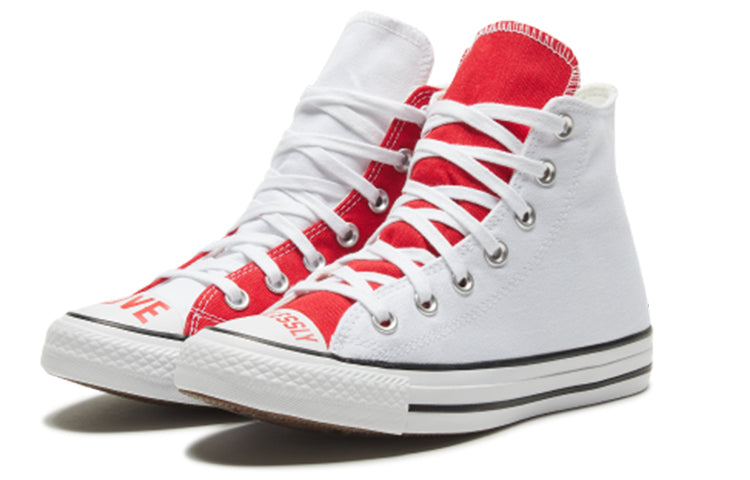 (WMNS) Converse Love Fearlessly Chuck Taylor All Star 'Red White' 567310C
