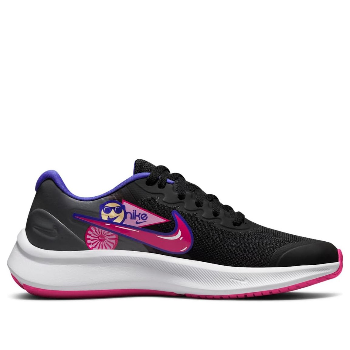 (GS) Nike Star Runner 'Black Pink Rise' DH3144-013
