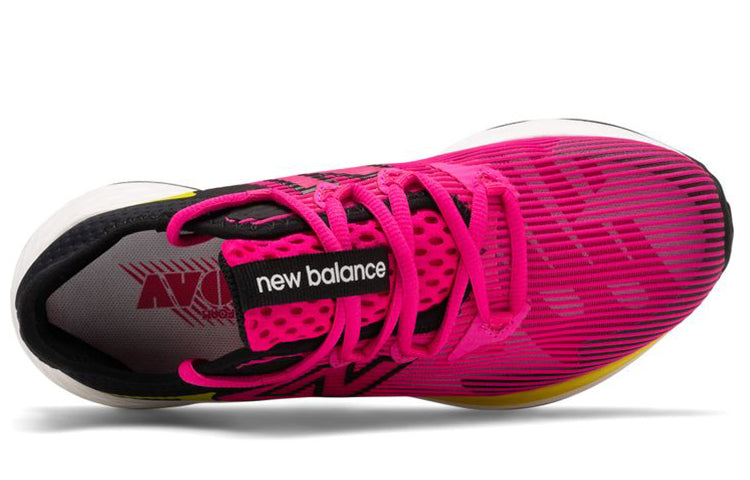 (WMNS) New Balance Fresh Foam Roav 'Purplered Black Yellow' WRVHZSW1