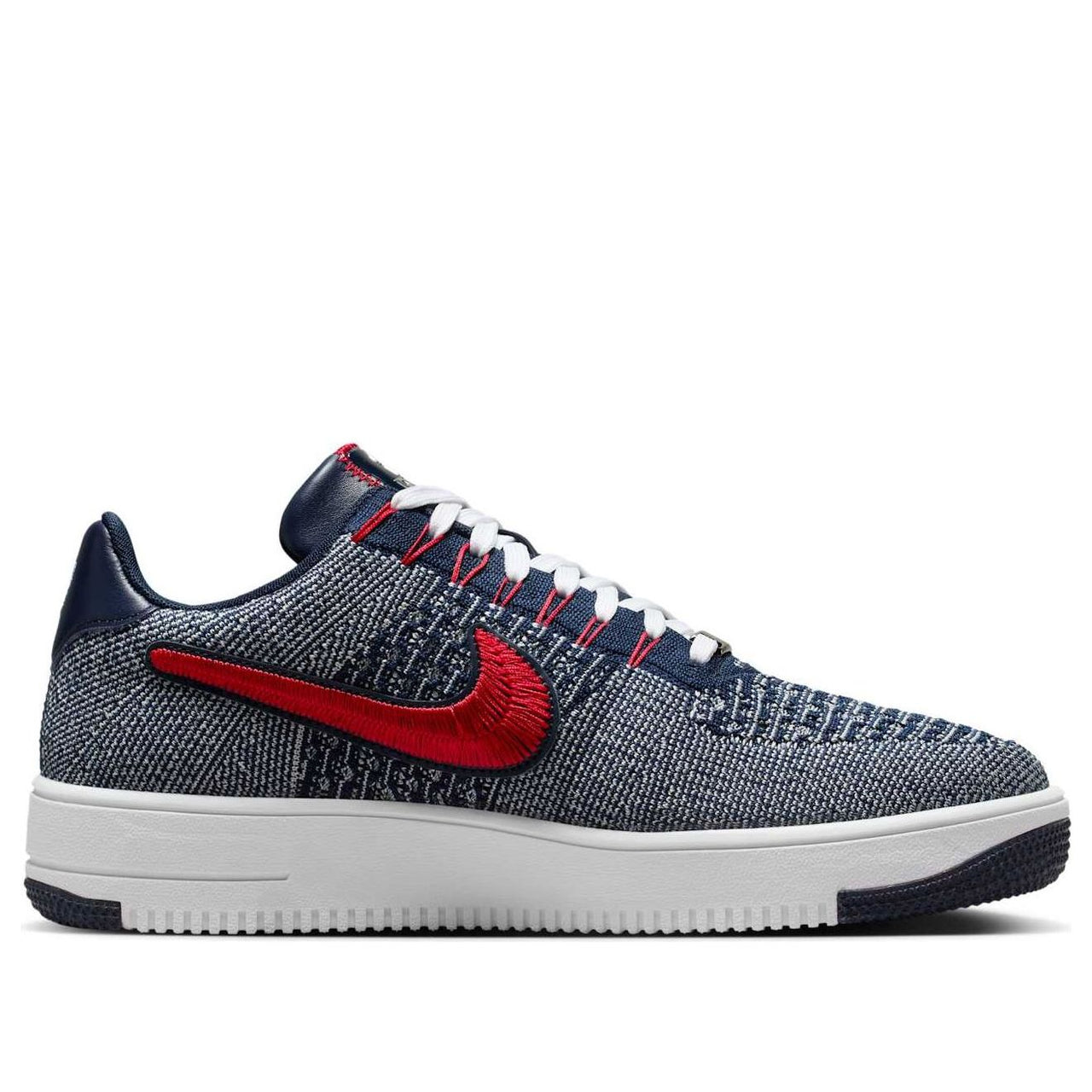 Nike Air Force 1 Ultra Flyknit Low 'Patriots Robert Kraft Wolf Grey' FV4079-012