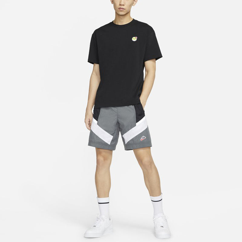 Nike Sportswear Max 90 Embroidered Sports Round Neck Short Sleeve Black DA2389-010