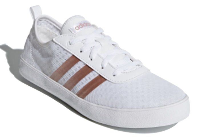 (WMNS) adidas neo Qt Vulc 2.0 'white/gold' BD7823