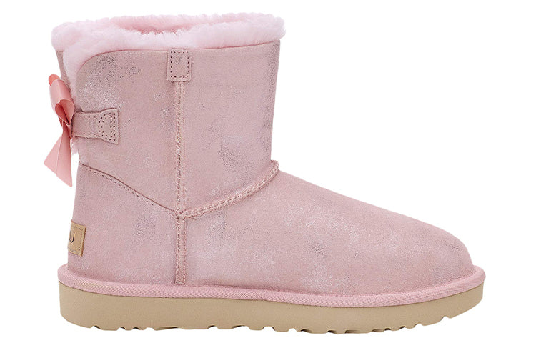(WMNS) UGG Bow tie Snow Boots 'Pink' 9405852-PINK
