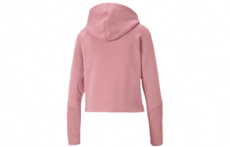 (WMNS) PUMA Evostripe Short Hoodie 'Pink' 585233-16
