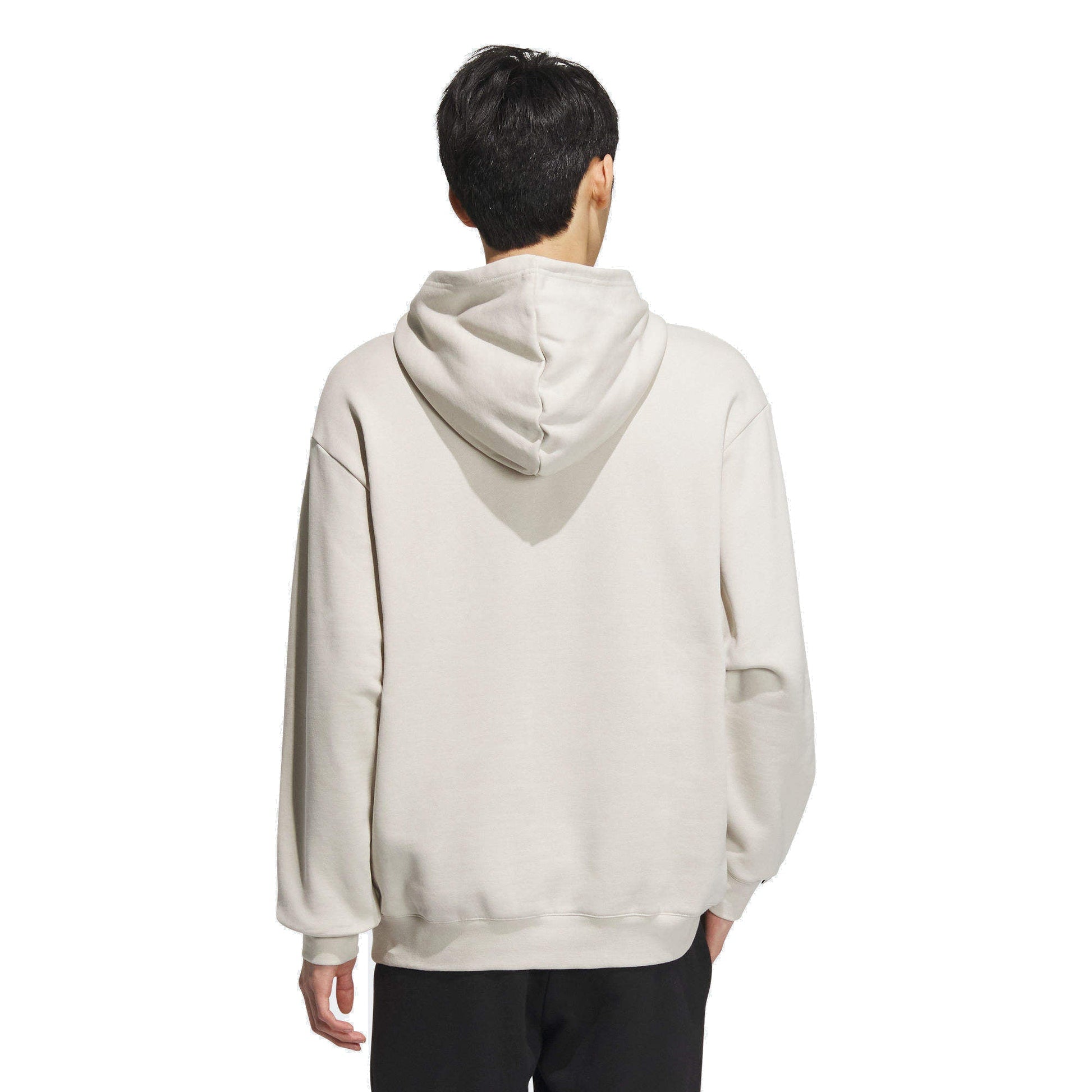 adidas Logo Sports Hooded Sweatshirt 'Beige' IV7584
