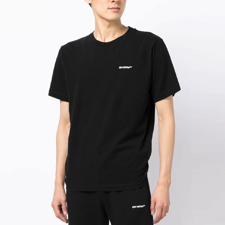 Off-White Cotton Tee 'Black' OMAA027F22JER01661006100