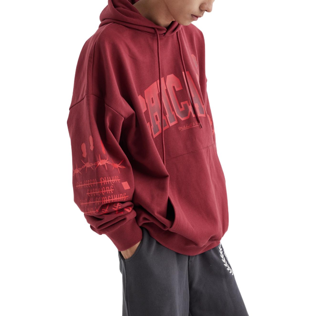 Mitchell & Ness x NBA Chicago Bulls Hoodie 'Red' MNJYFWF22007-RED